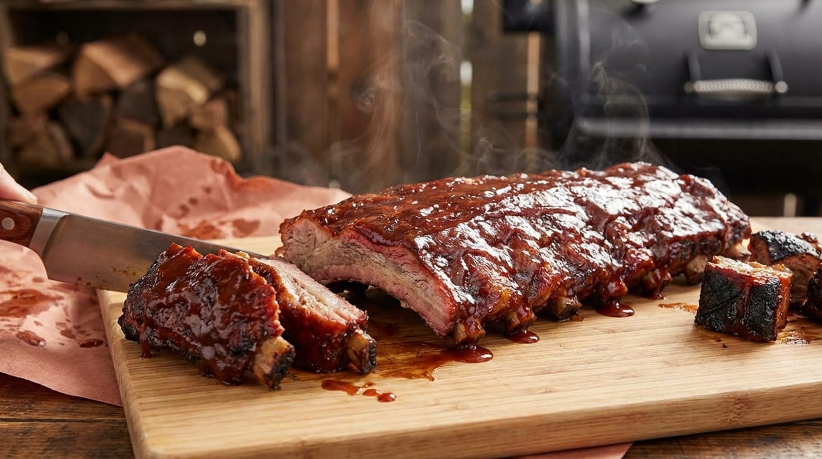 Slow-Smoked Baby Back Ribs with Kansas City BBQ Sauce